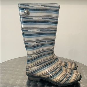 UGG Shaye rain boot - highlighter  damage